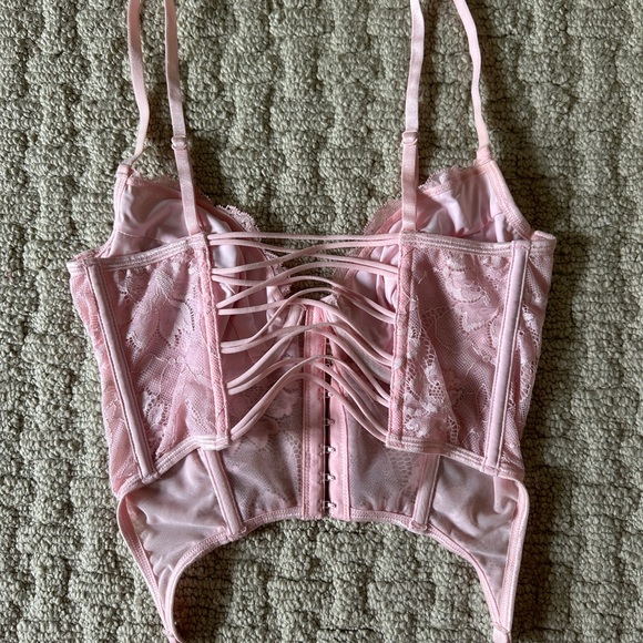 Glassons Light Pink Bustier Corset top size 10 - Picture 4 of 6